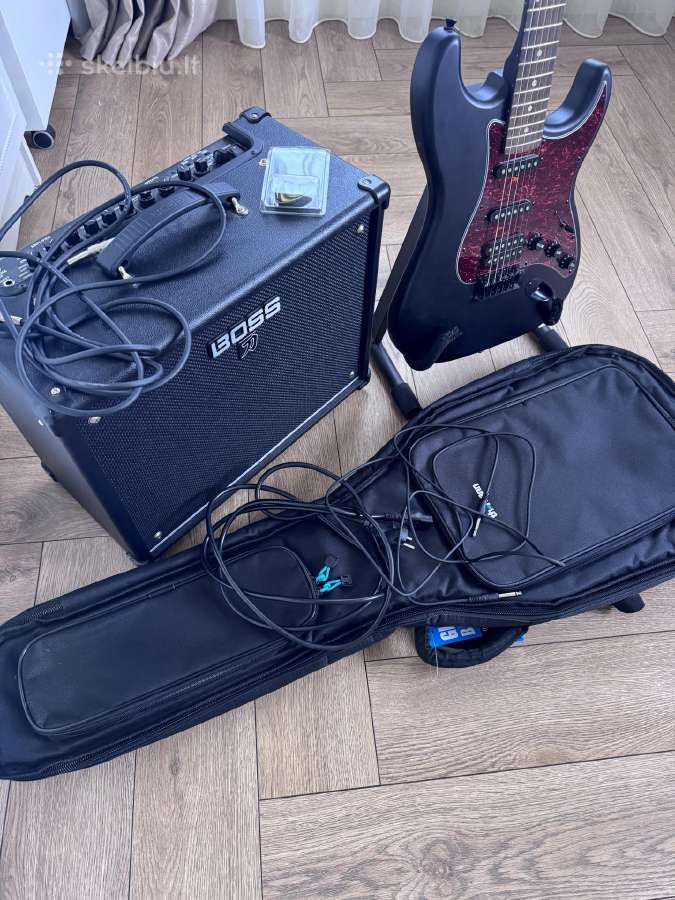 Parduodu elektrine gitarą su visais priedais - nuotraukos Nr. 6