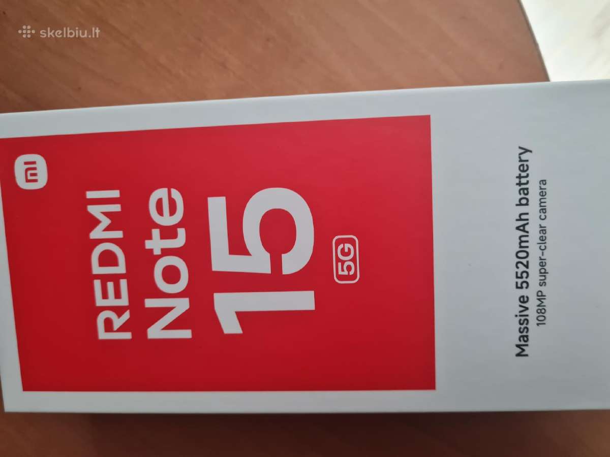 Redmi Note 15 5 G 128 GB Naujas - nuotraukos Nr. 4