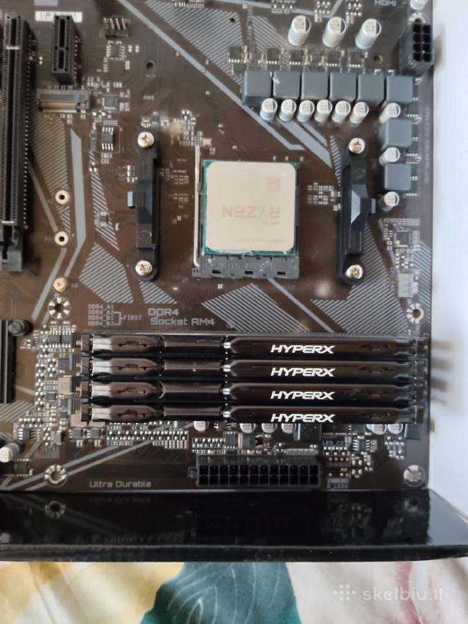 Amd Ryzen 5600x pilnas komplektas tik be aušintuvo - nuotraukos Nr. 2