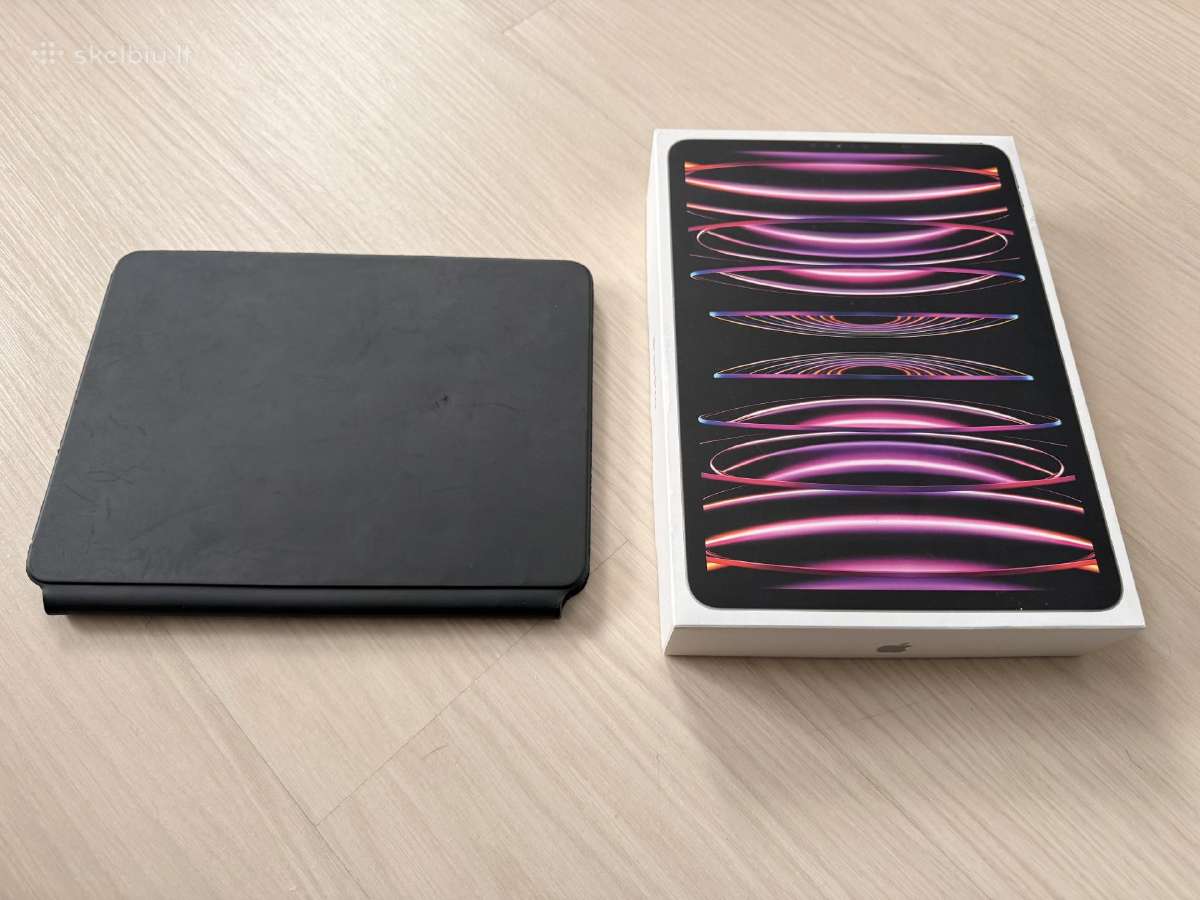 iPad Pro 11 M2 128gb + Cellular 5G Magic Keyboard - nuotraukos Nr. 3