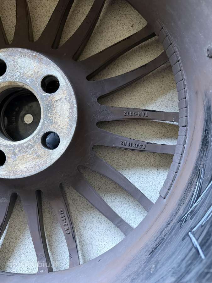 R19 Ratlankiai Su Bridgestone 255/55 R19 Padangom - nuotraukos Nr. 3