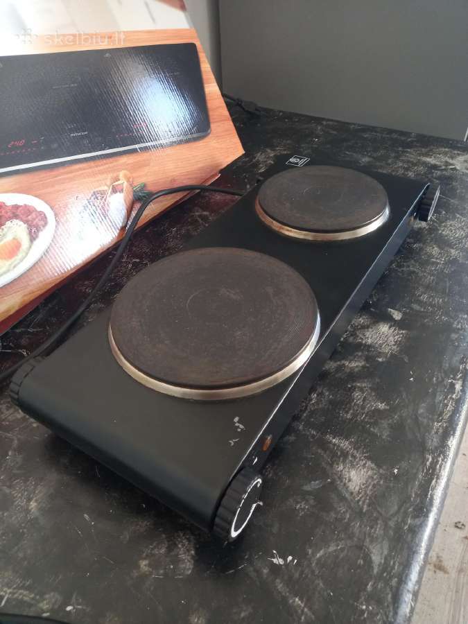 Dviguba elektrinė viryklė Standart St-hp02(b) - nuotraukos Nr. 3