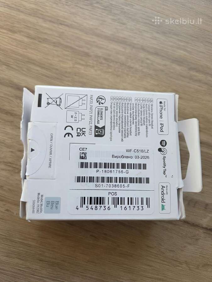 Technics Eah-az100 Sony Wf-c510 Ausinės - nuotraukos Nr. 3