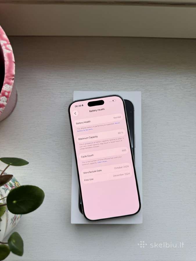 Apple iPhone 16 pro 128gb - nuotraukos Nr. 10