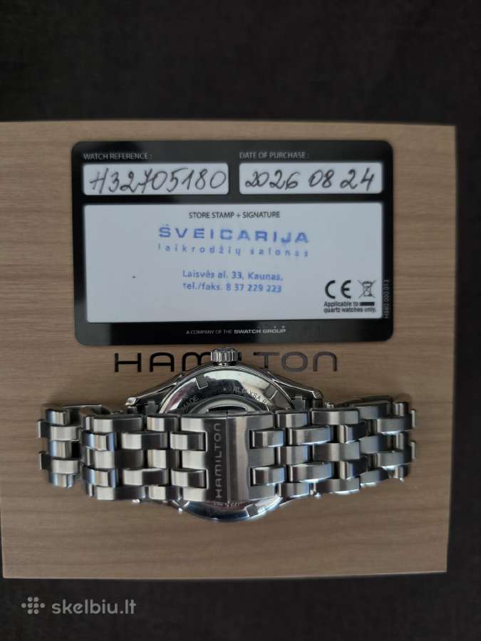 Vhriskas laikrodis Hamilton - nuotraukos Nr. 2
