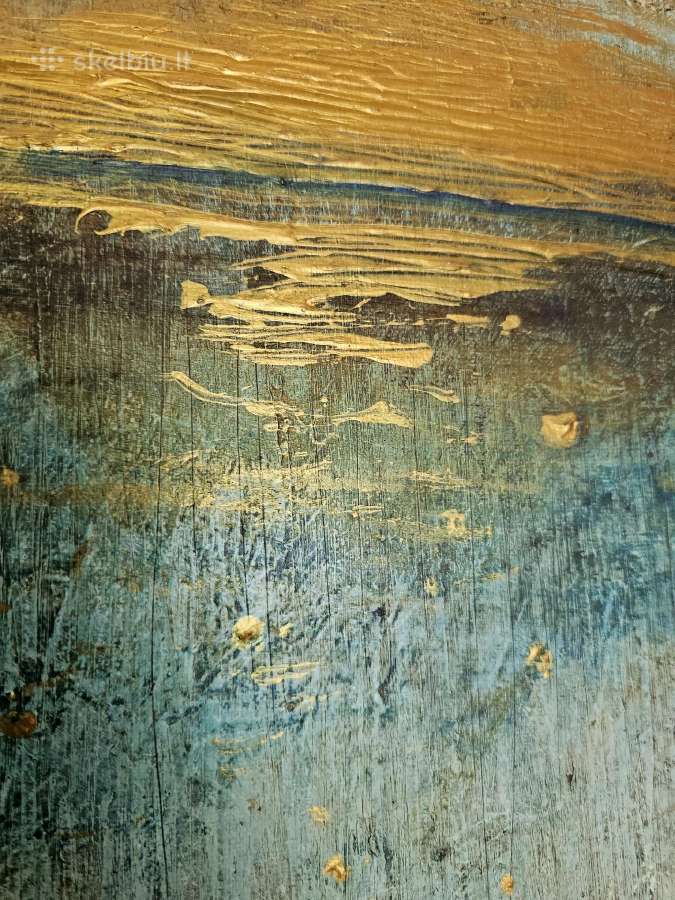 Originalus autorinis paveikslas Plaukiam. 80x80 - nuotraukos Nr. 4