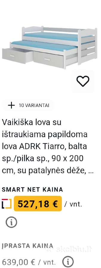 Vaikiska istraukiama lova - nuotraukos Nr. 4