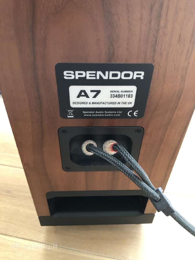 Kolonėlės Spendor A7 - nuotraukos Nr. 15
