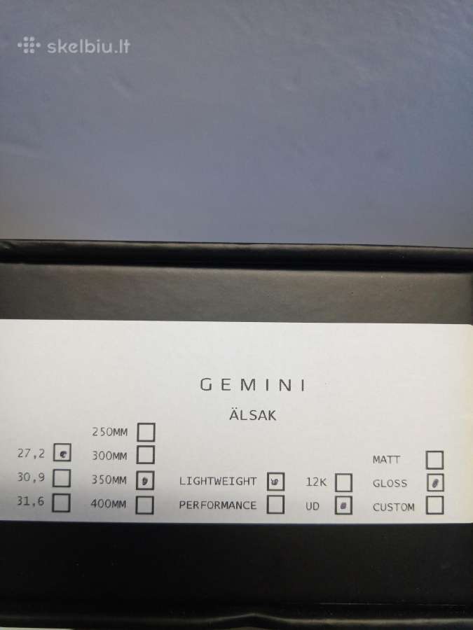 Gemini alsak seatpost - nuotraukos Nr. 8