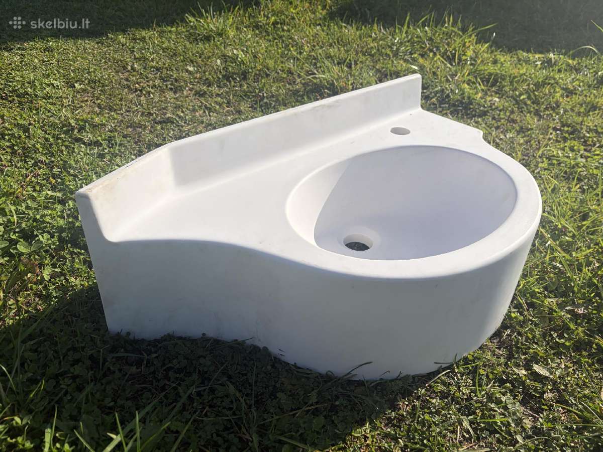 Kampinis praustuvas, kriauklė - nuotraukos Nr. 3