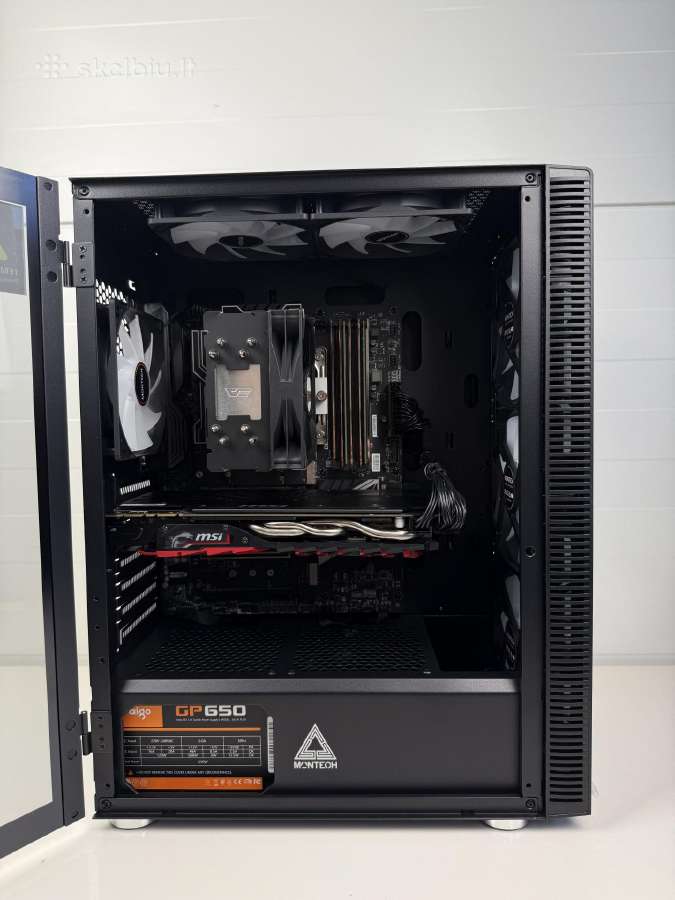 Stacionarus Žaidimų Kompiuteris Gtx 1080 I7 7700k - nuotraukos Nr. 9