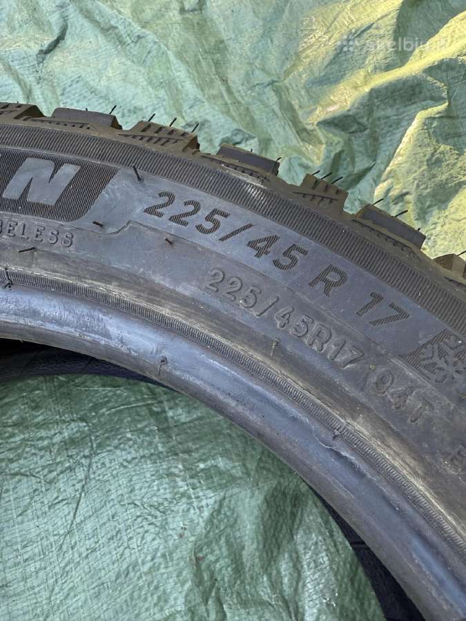 Beveik naujos žieminės premium padangos 225/45r17 - nuotraukos Nr. 12