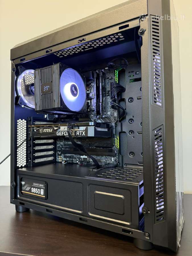 Žaidimų kompiuteris Intel i5-11600k - Rtx 3060 Ti - nuotraukos Nr. 2