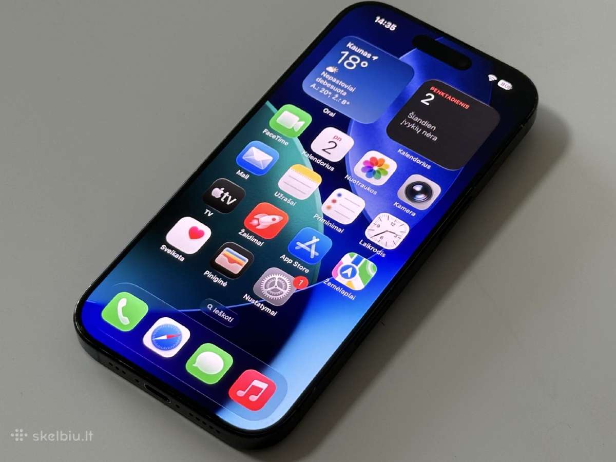 Parduodu iPhone 16 Pro Black Titanium 256gb Esim - nuotraukos Nr. 2