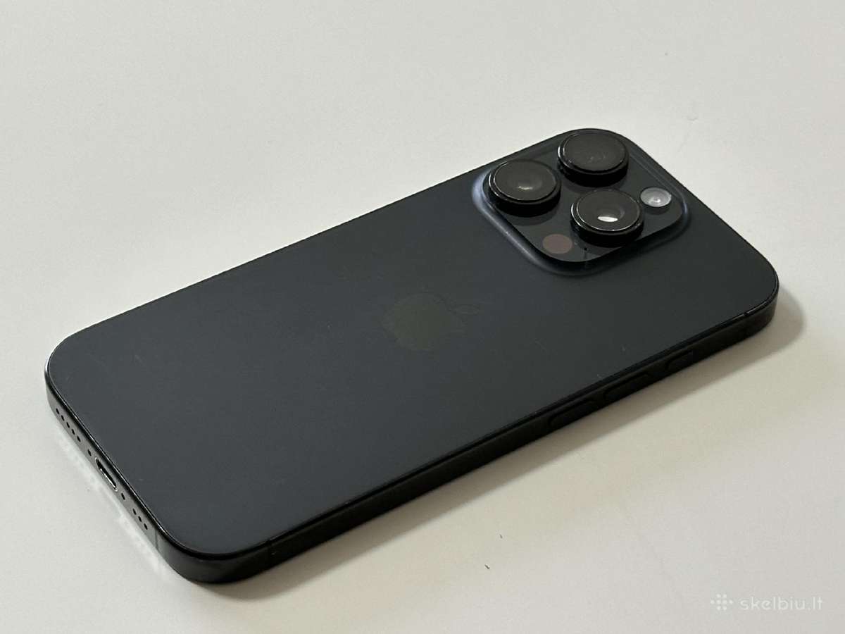 Parduodu iPhone 16 Pro Black Titanium 256gb Esim - nuotraukos Nr. 9