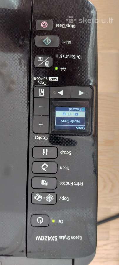 Epson Stylus Sx420w. WiFi,naujos kasetės. - nuotraukos Nr. 4