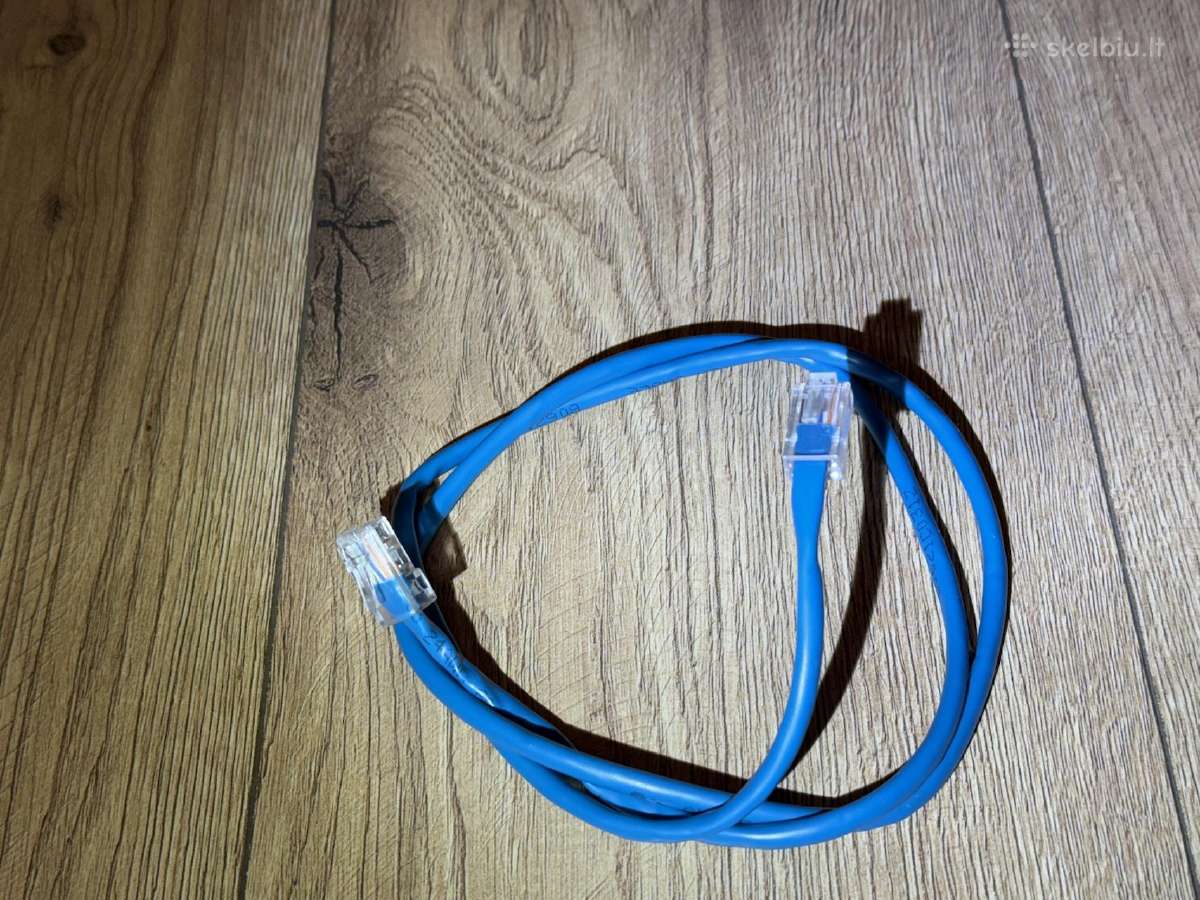 1m Cat 5e Ethernet kabelis, mėlynas - nuotraukos Nr. 2