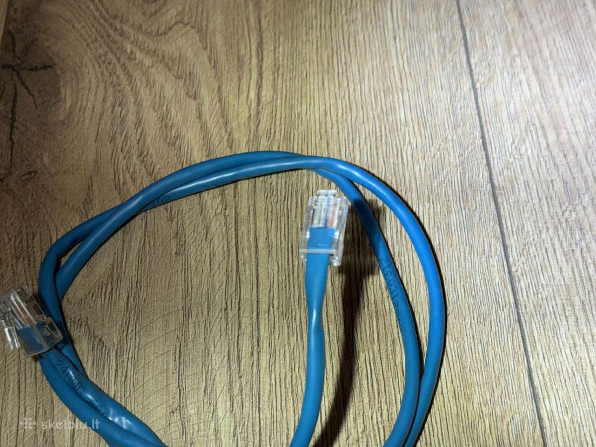 1m Cat 5e Ethernet kabelis, mėlynas - nuotraukos Nr. 4