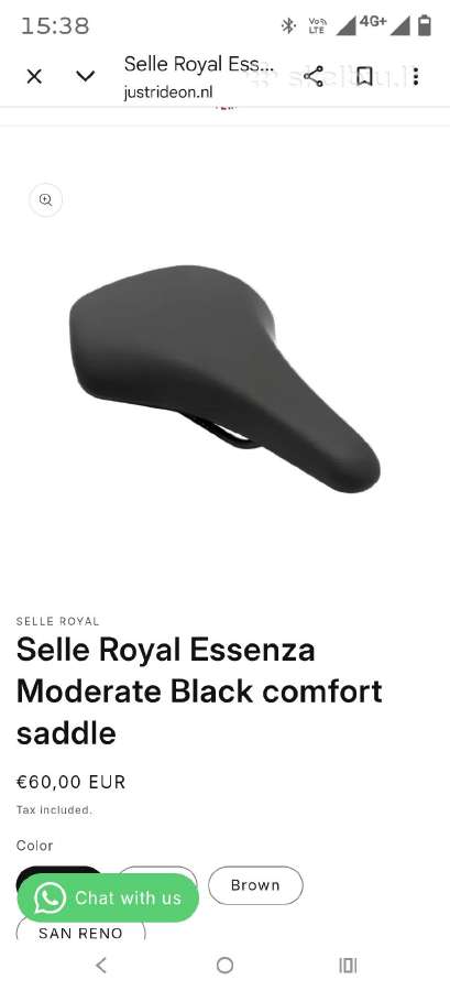Selle Royal Essenza(MTB,miesto sėdynė) - nuotraukos Nr. 2