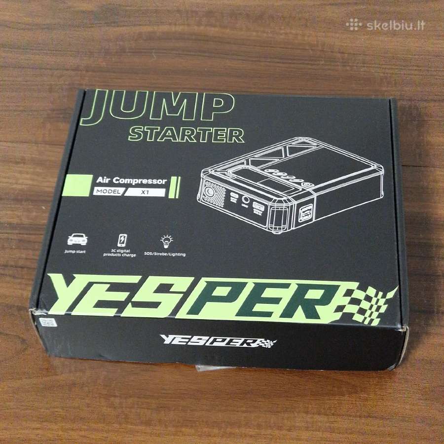 Yesper X1 automobilio busteris + kompresoriu - nuotraukos Nr. 3