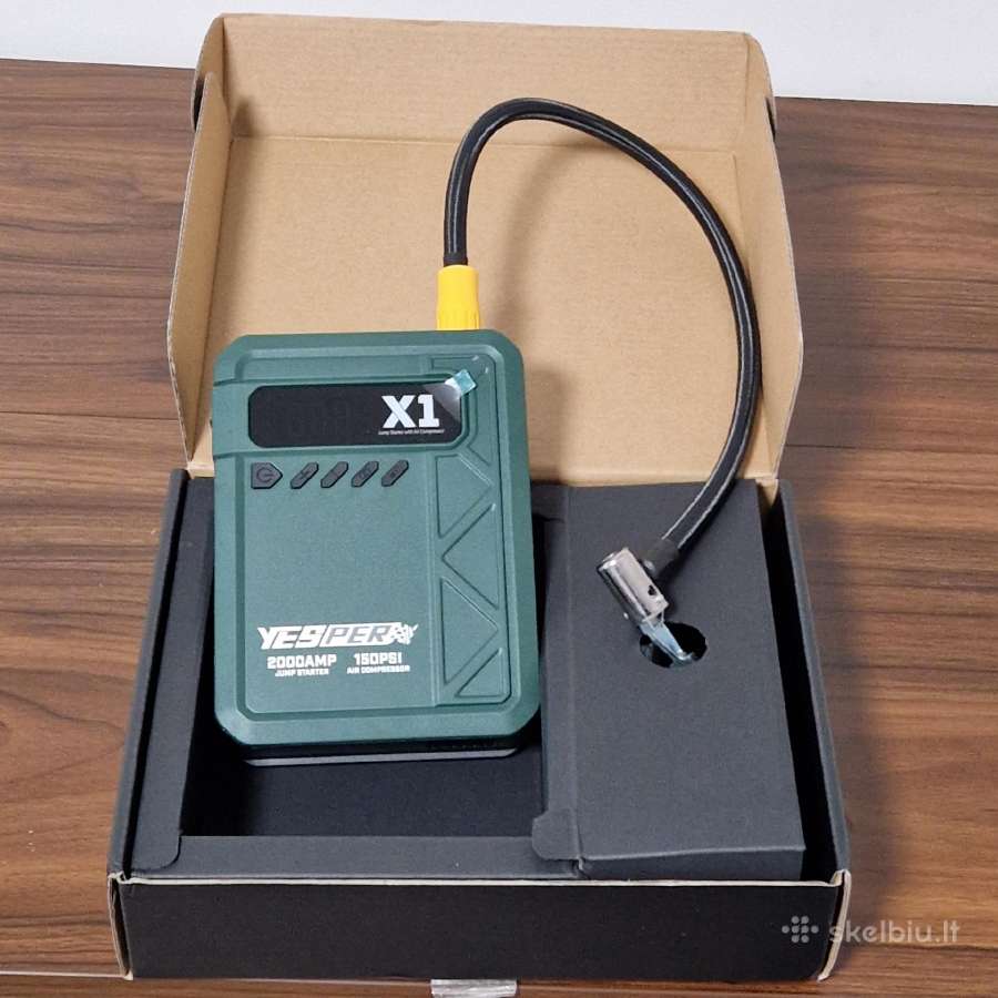 Yesper X1 automobilio busteris + kompresoriu - nuotraukos Nr. 4