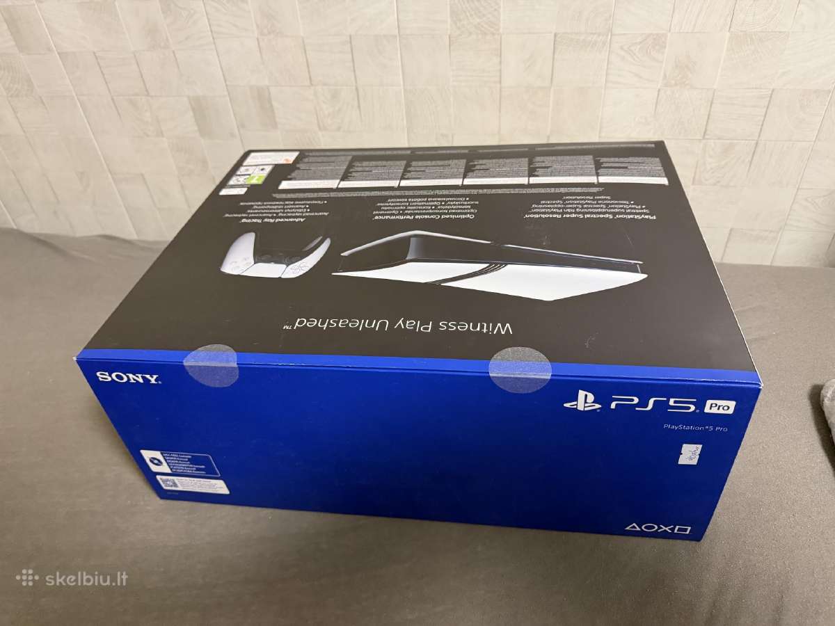 Naujas! Playstation 5 pro 2tb 24men. garantija. - nuotraukos Nr. 2
