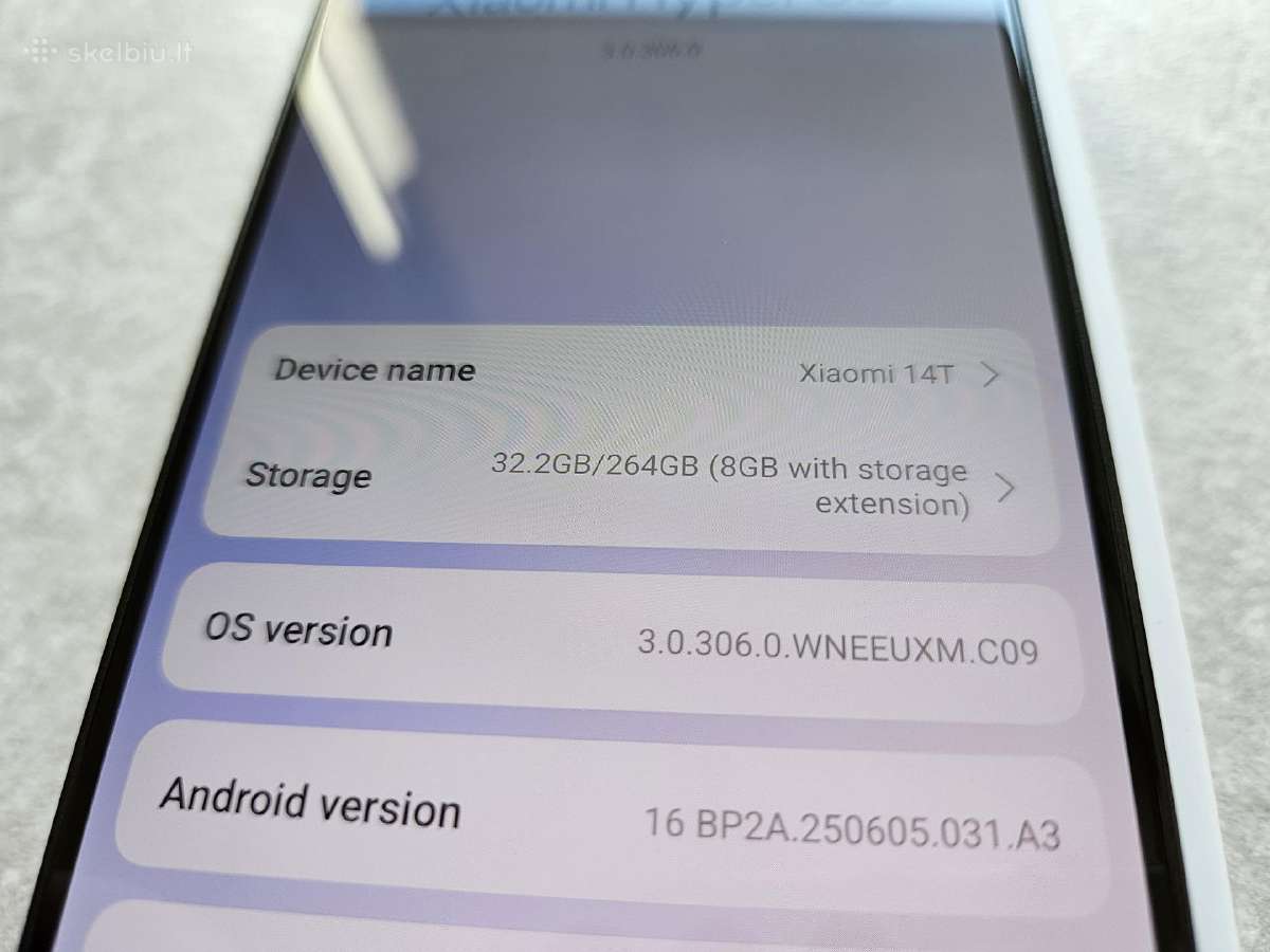 Idealios būklės Xiaomi 14t 256 GB telefonas - nuotraukos Nr. 4