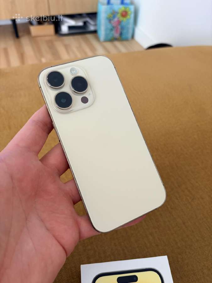 Idealus! Apple iPhone 14 Pro, 128gb Gold - nuotraukos Nr. 6