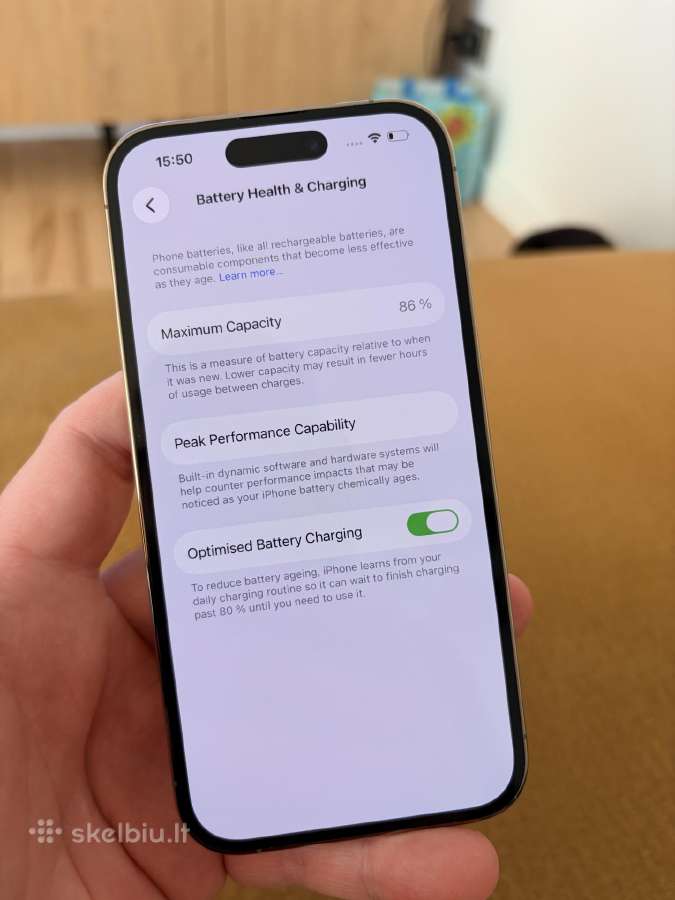 Idealus! Apple iPhone 14 Pro, 128gb Gold - nuotraukos Nr. 10
