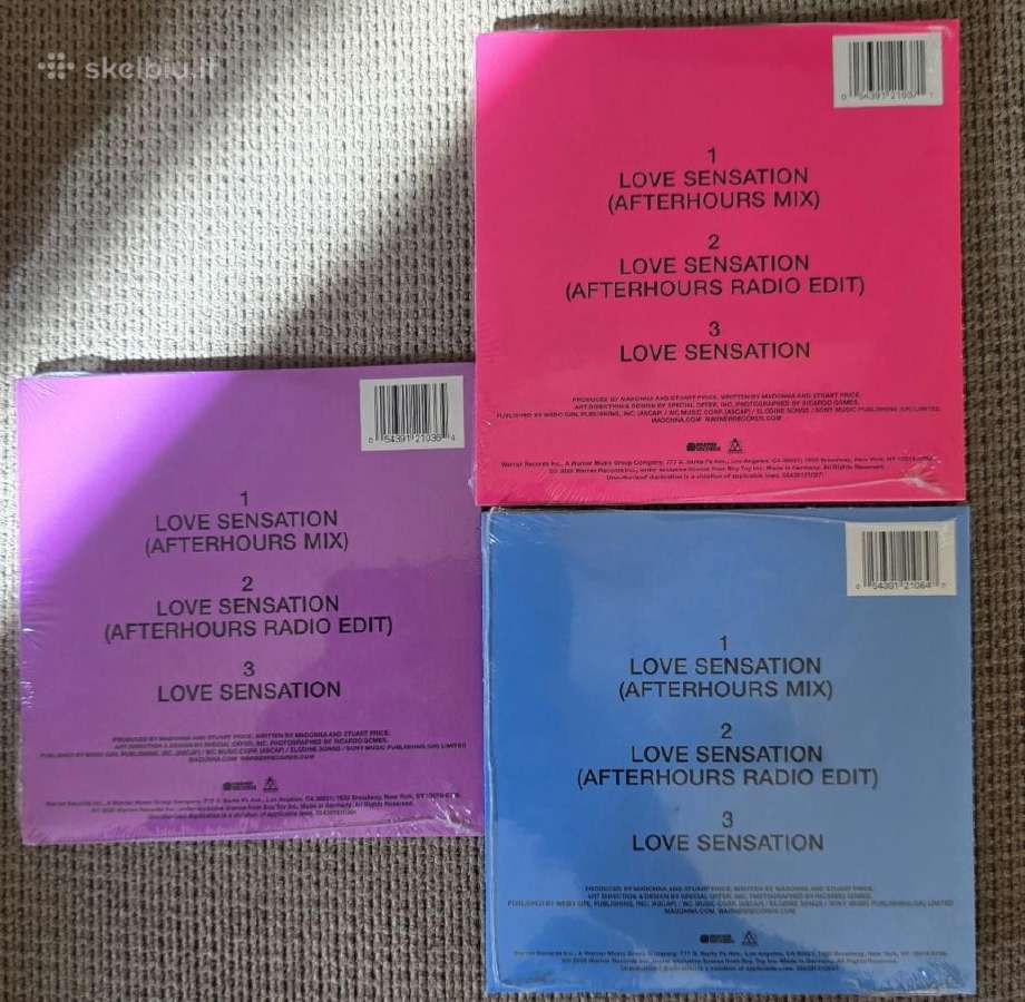 CD diskas Madonna and Kylie - nuotraukos Nr. 2