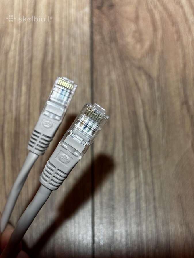 1.2m Cat 5e kabelis, pilkas - nuotraukos Nr. 4