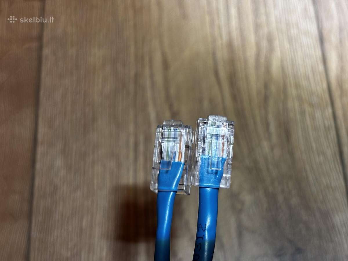 1m Cat 5e kabelis, mėlynas - nuotraukos Nr. 3