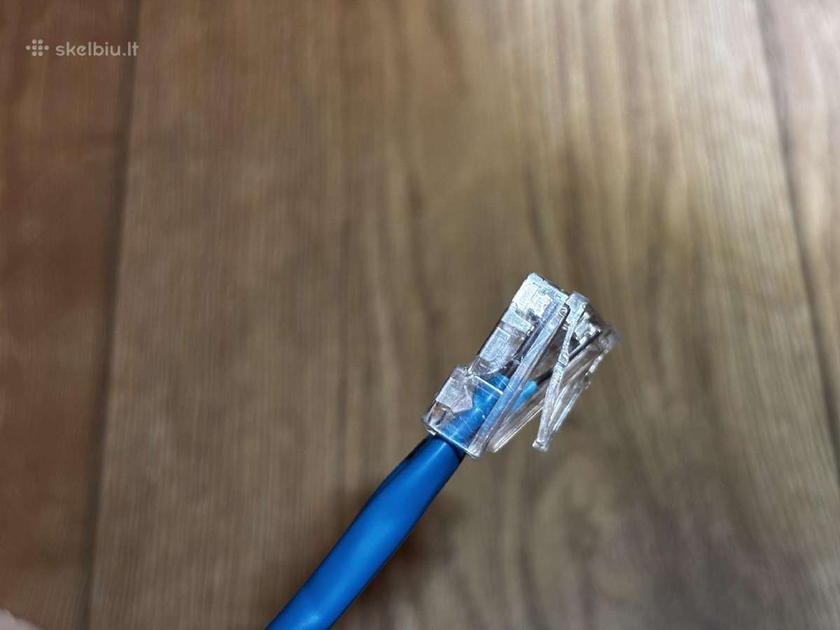 1m Cat 5e kabelis, mėlynas - nuotraukos Nr. 4