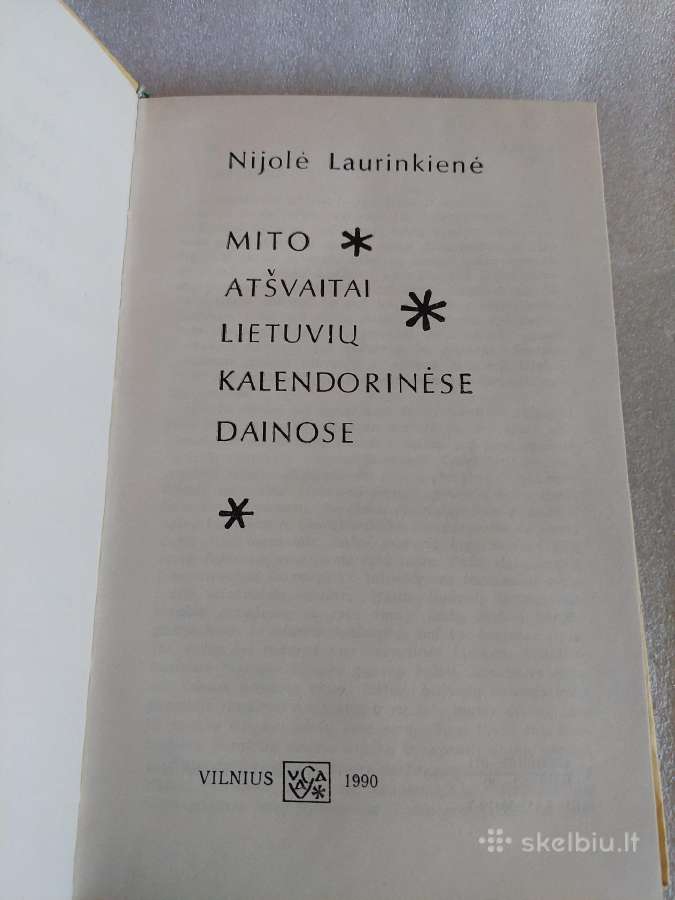 Mito atšvaitai lietuvių kalendorinėse dainose - nuotraukos Nr. 2