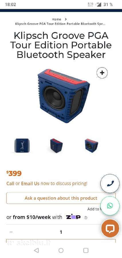Klipsch Bluetooth kolonele, garso gurmanams,pigiai - nuotraukos Nr. 3