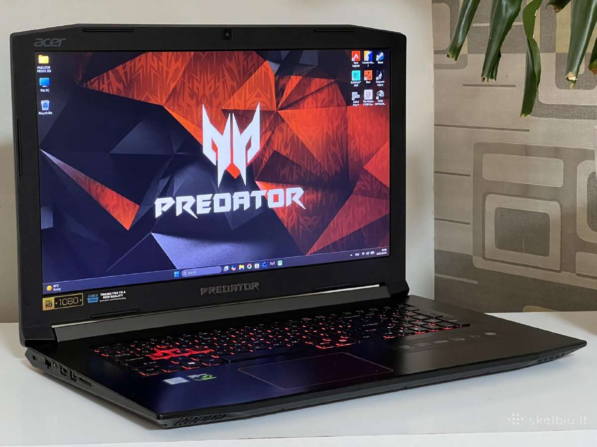 Parduodamas Predator su Gtx 1050ti, I7-8k, 1tb. - nuotraukos Nr. 2
