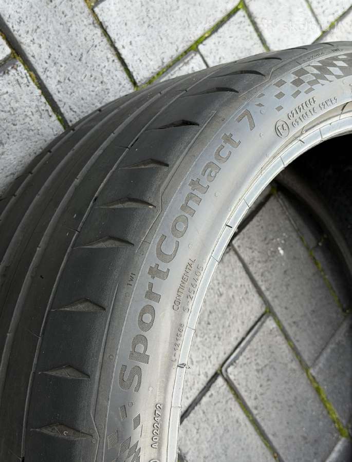 R19 225/40 ir 255/35 Continental Sportcontact 7 - nuotraukos Nr. 3