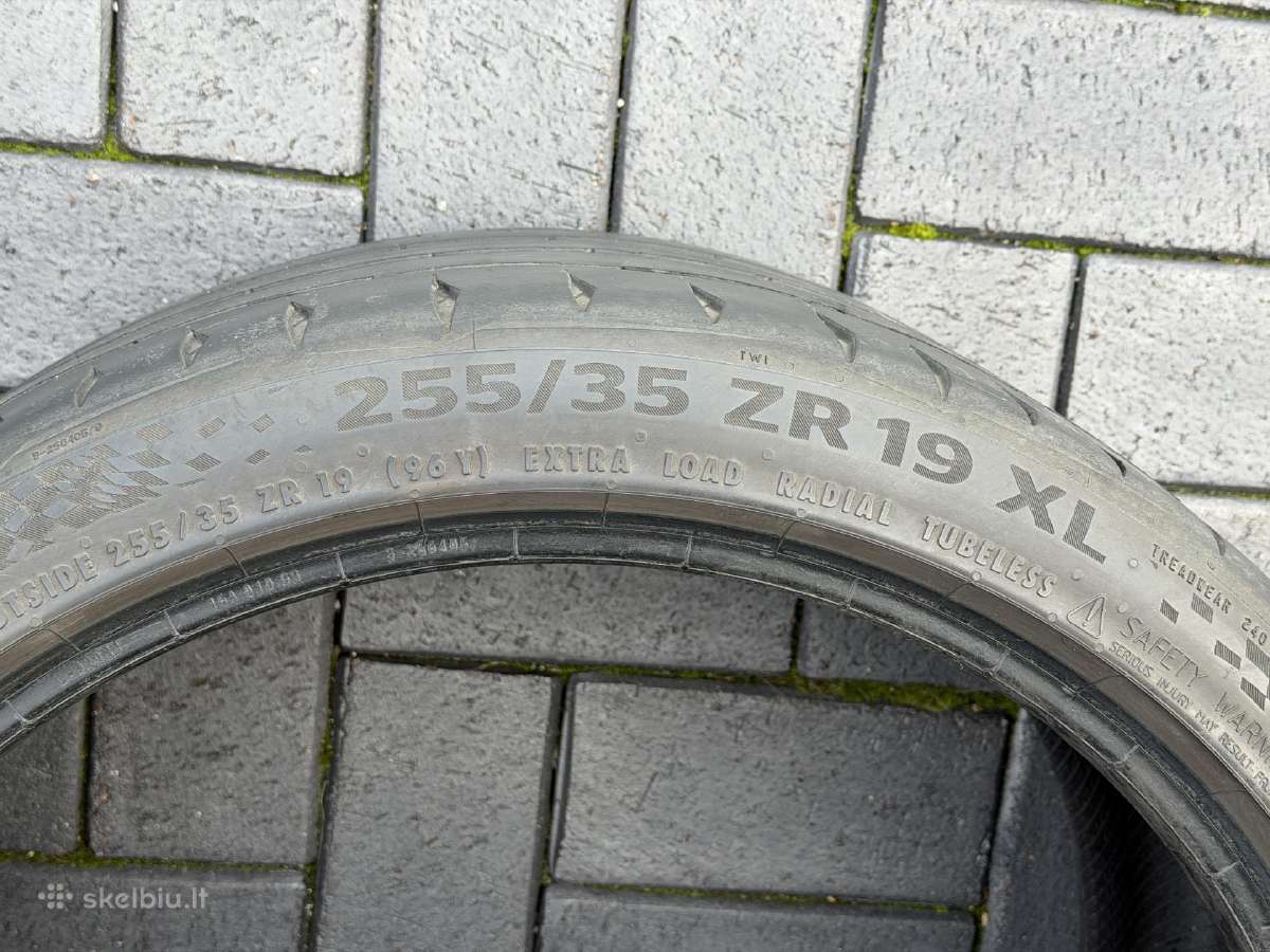 R19 225/40 ir 255/35 Continental Sportcontact 7 - nuotraukos Nr. 4