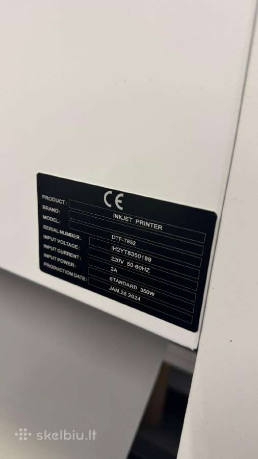 Dtf spausdintuvas 60 cm su Epson i3200 galvomis - nuotraukos Nr. 6