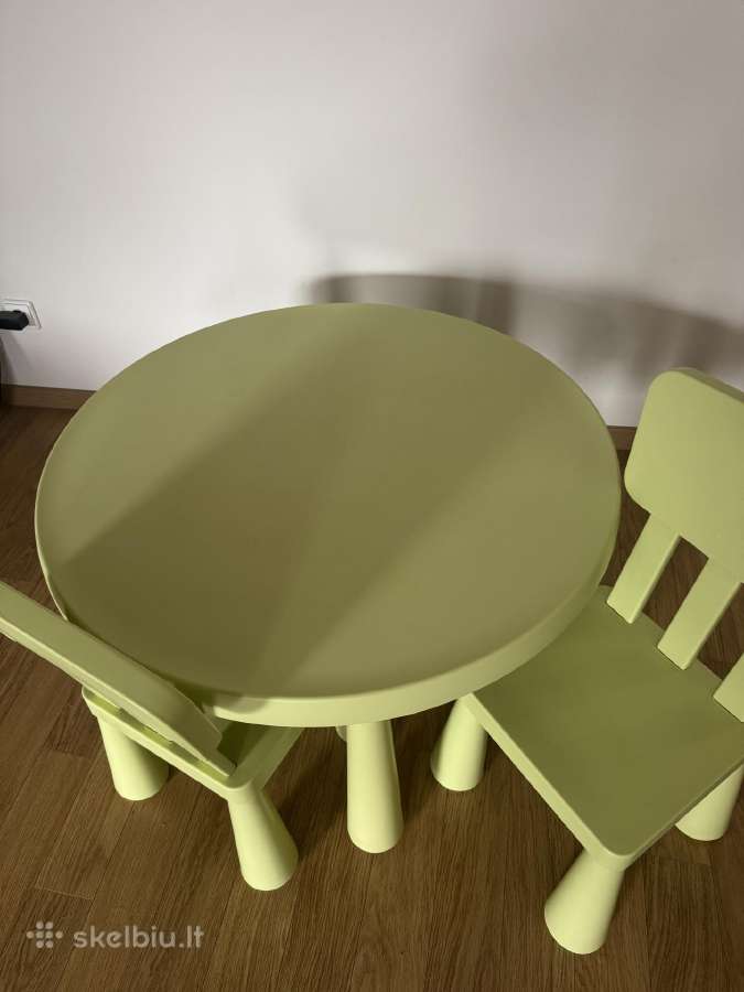 Ikea Mammut vaikiškas stalas su 2 kėdutėmis - nuotraukos Nr. 2