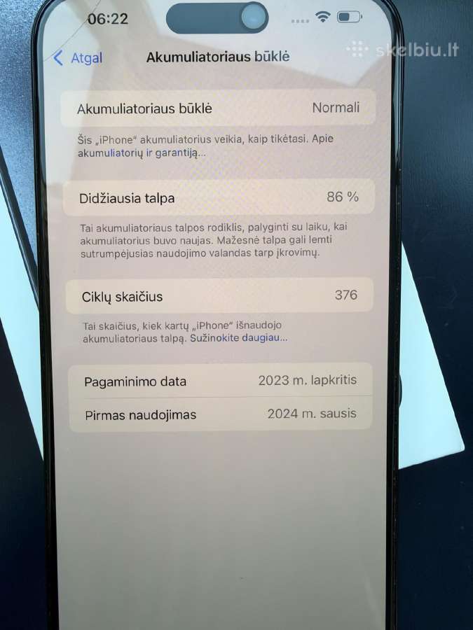iPhone 15pro max 256gb - nuotraukos Nr. 5