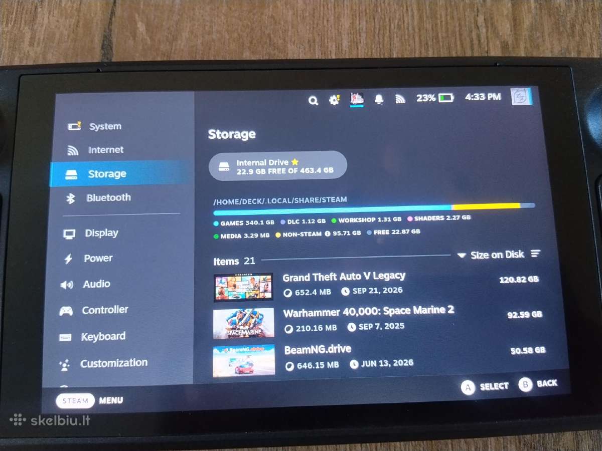 Steam deck LCD 512gb - nuotraukos Nr. 3