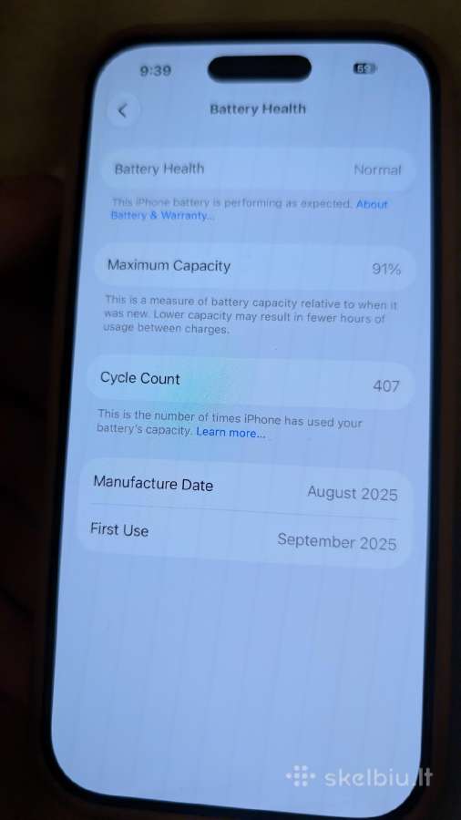iPhone 17 Pro 512gb (esim) - nuotraukos Nr. 6