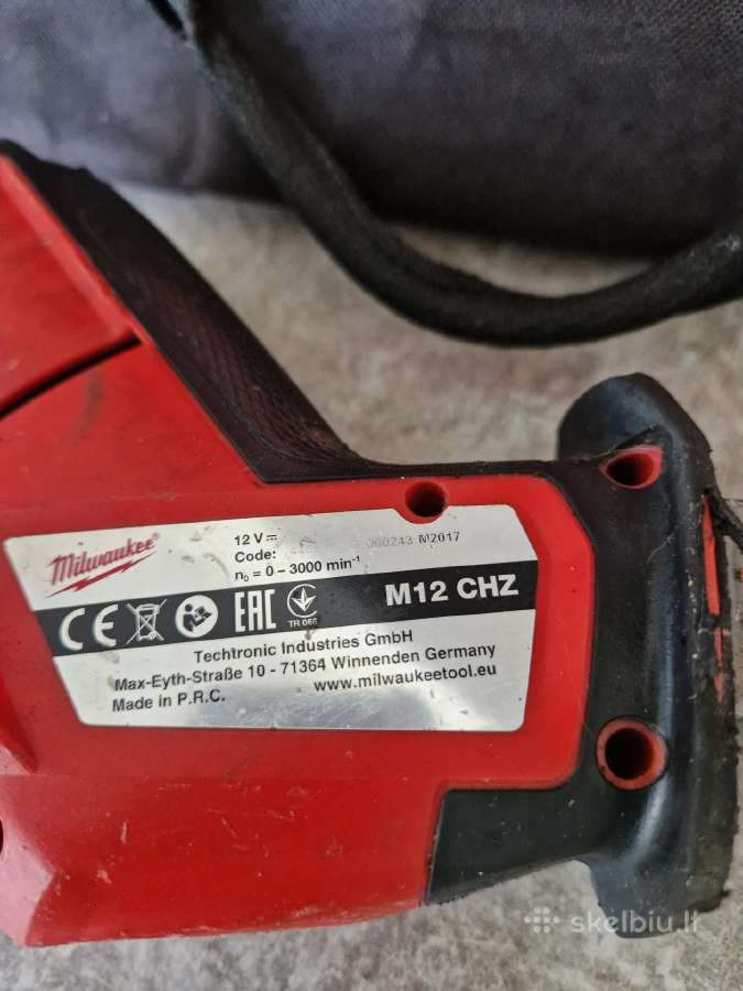 Milwaukee m12 tiesinis pjūklas - nuotraukos Nr. 5