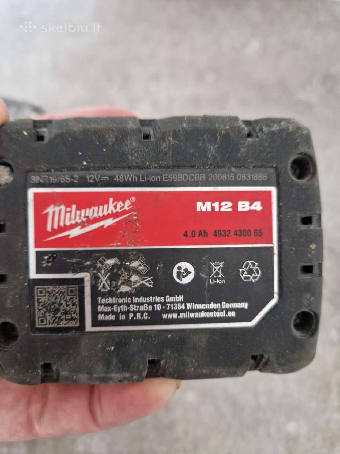 Milwaukee m12 tiesinis pjūklas - nuotraukos Nr. 6