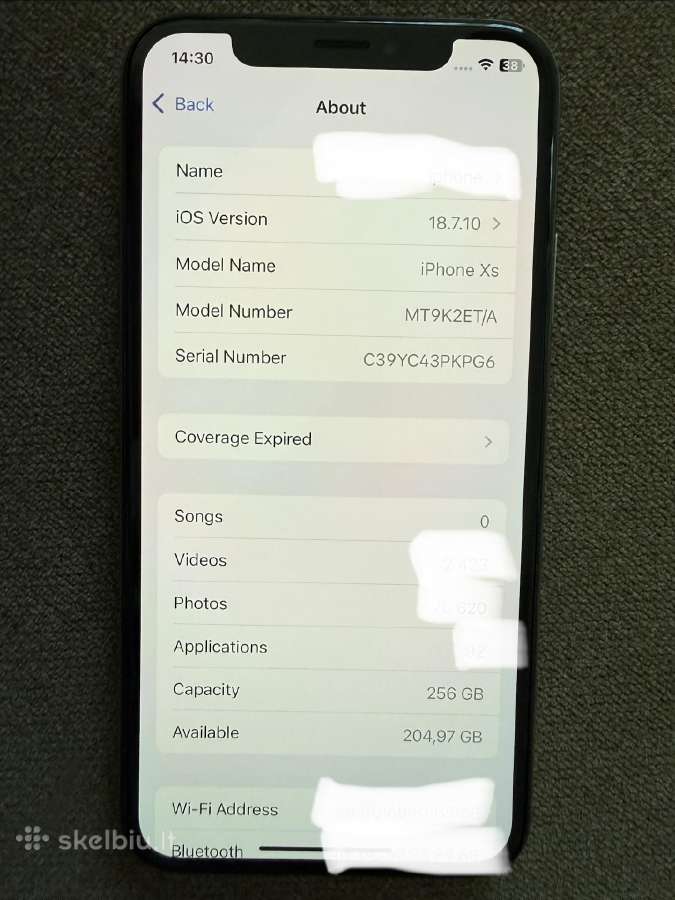 iPhone XS 256gb Gold 81% pilna komplektacija - nuotraukos Nr. 3