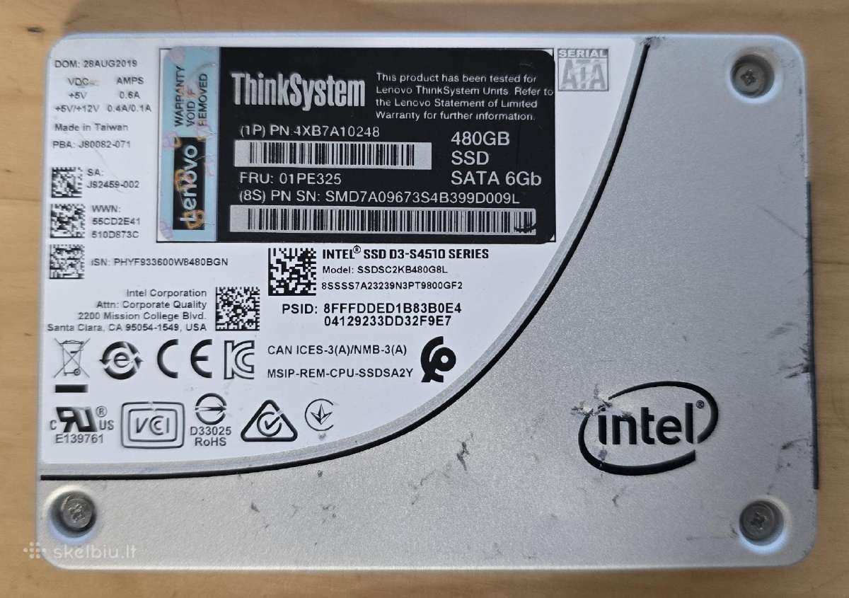 1.8" 2.5" Sata microsata usata SSD 100gb - 8tb - nuotraukos Nr. 29