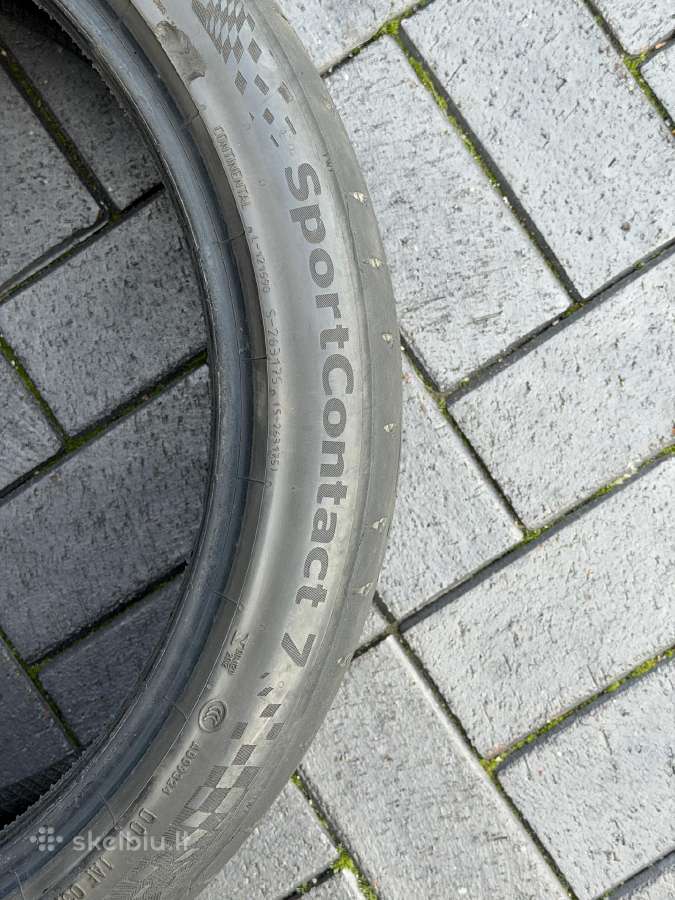 R19 225/40 ir 255/35 Continental Sportcontact 7 - nuotraukos Nr. 8