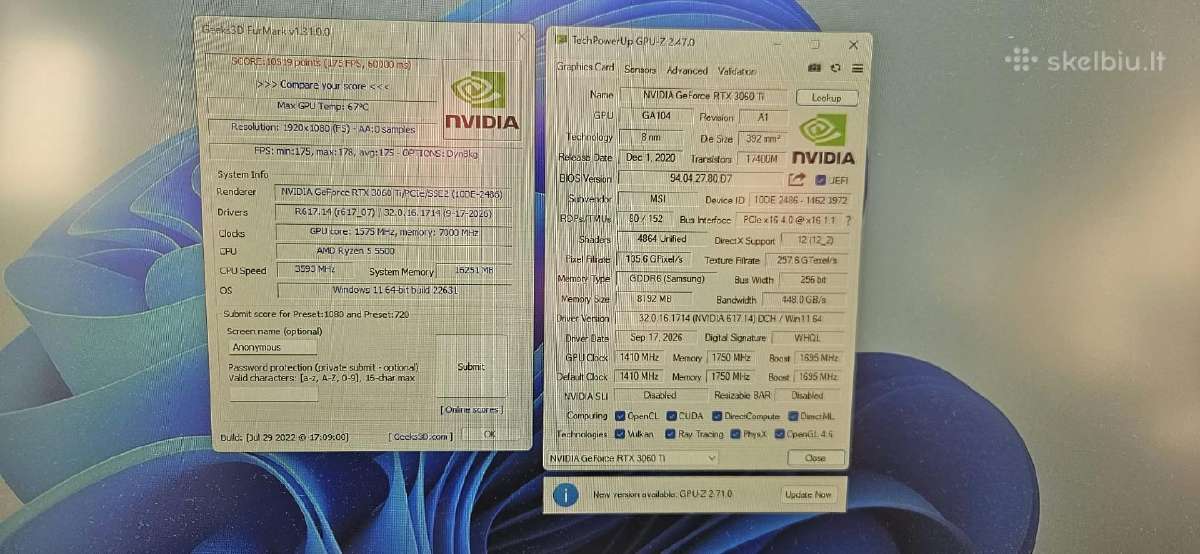 Žaidimo kompiuteriai su Ryzen 5/ Nvidia Rtx - nuotraukos Nr. 8