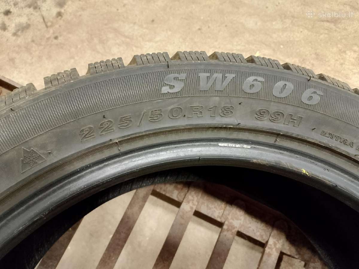 Padangos 225/50 R18 žieminės , dygliuotos - nuotraukos Nr. 3